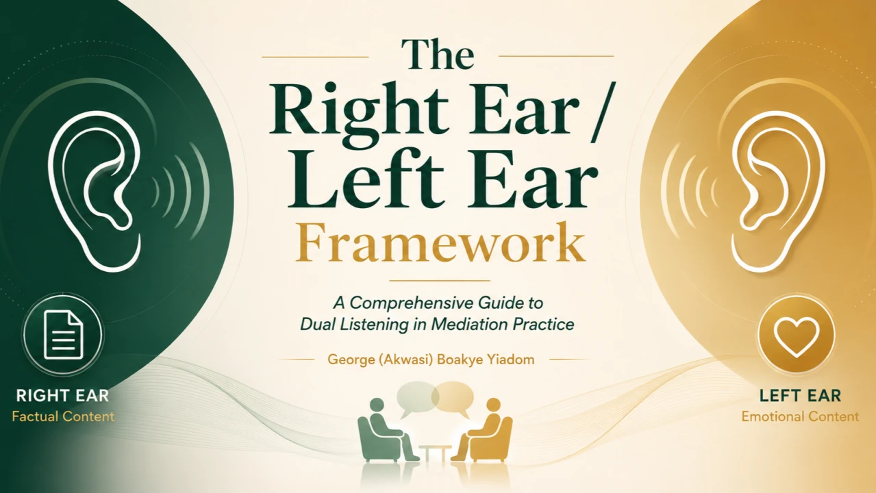Cover of The Right Ear / Left Ear Framework guide
